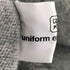 ユニフォームエクスペリメント uniform experiment カシミヤ混 フロント刺繍 ボートネック ウールニット メンズ JPN:2
