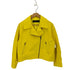 ジャンルイシュレル jean louis scherrer ラムレザーライダースジャケット レディース import:M