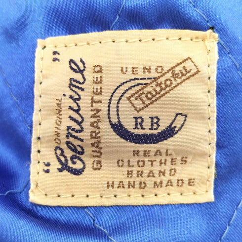 REAL CLOTHES BRAND 袖レザー ウール スタジャン メンズ import:S