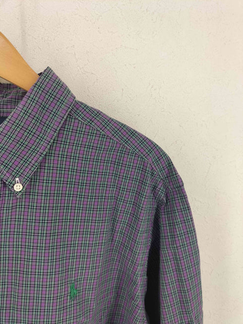 ラルフローレン RALPH LAUREN 90S ボタンダウン チェックシャツ メンズ L