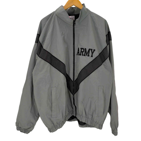 ユーエスアーミー U.S. ARMY 00S JWOD SKILCRAFT IPFU ARMY ロゴ ナイロン トレーニング ジャケット 2005年製 メンズ X-LARGE REGULAR