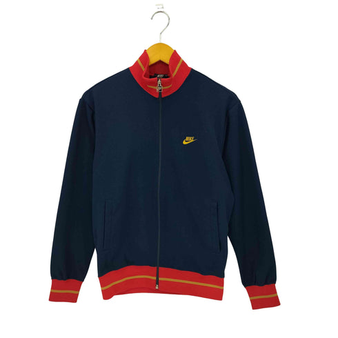 ナイキ NIKE 80s 日本製 紺タグ フルジップ トラックジャケット メンズ L