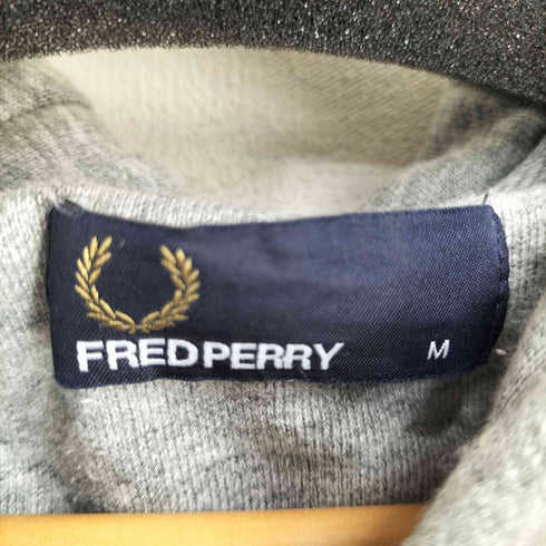 フレッドペリー FRED PERRY ロゴ刺繍 ジップアップパーカー メンズ import:M
