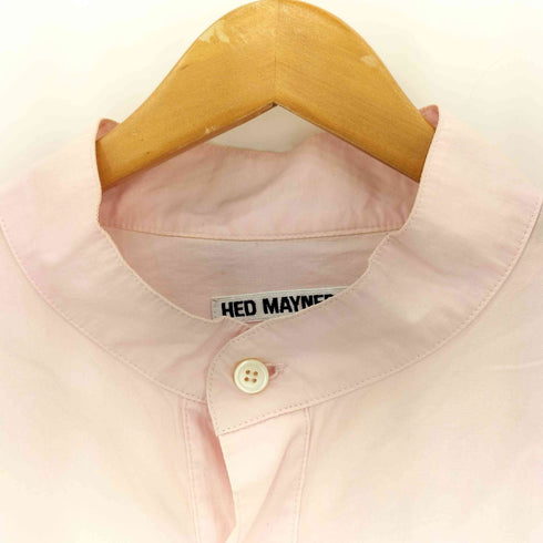 ヘドメイナー HED MAYNER STAND COLLAR SHIRT スタンドカラー シャツ メンズ L