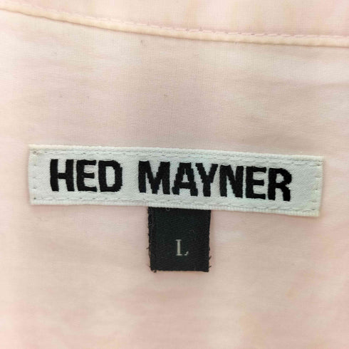 ヘドメイナー HED MAYNER STAND COLLAR SHIRT スタンドカラー シャツ メンズ L