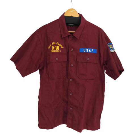 アヴィレックス AVIREX 66th WEAPONS SQUADRON 半袖シャツ メンズ import:L