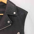 ニールバレット NEIL BARRETT ラムレザー ツートン ライダースジャケット メンズ import:XS