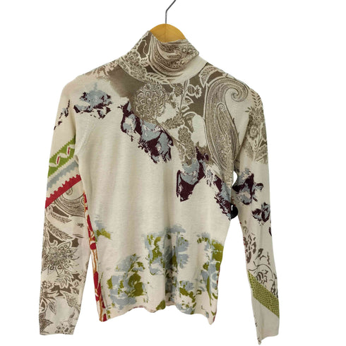 エトロ ETRO シルクカシミヤ ハイネック ニット レディース EUR:42