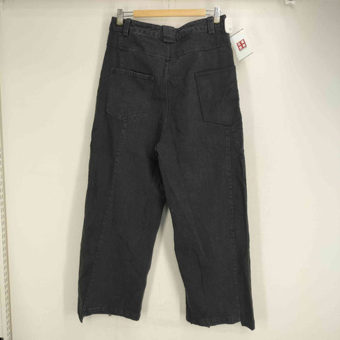 エムエーエムシー MAMC レザー切替 ジップ バギーデニムパンツ メンズ JPN:M