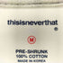 ディスイズネバーザット thisisneverthat フロントロゴプリント 半袖クルーネックシャツ メンズ import:M