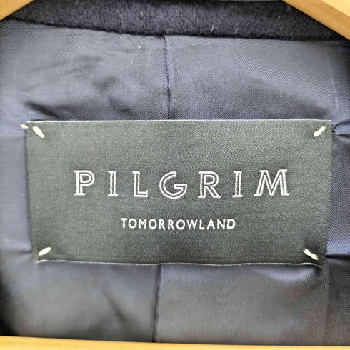 トゥモローランドピリグリム TOMORROWLAND PILGRIM カシミヤ混 ウールロングコート メンズ JPN:46
