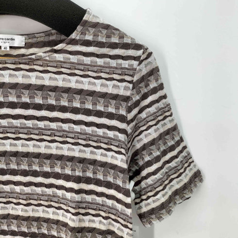 ピエールカルダン pierre cardin 総柄 ニット カットソー レディース EUR:40