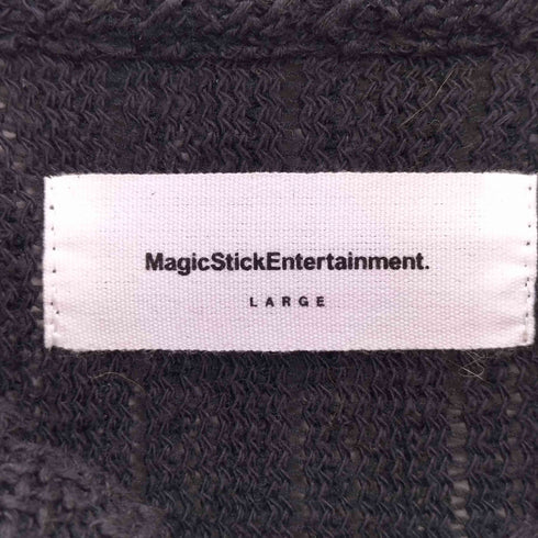 マジックスティック MAGIC STICK ENTERTAINMENT ビッグシルエット オープンカラー マフィアシャツ メンズ JPN:L