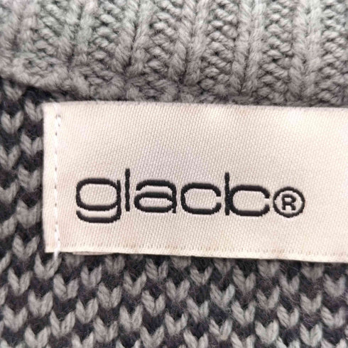 GLACK スピードトラック 長袖ジップアップニット メンズ import:M