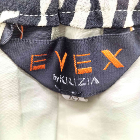 エヴェックスバイクリツィア EVEX by KRIZIA タイガーストライプ スカート 虎 アニマル レディース 42