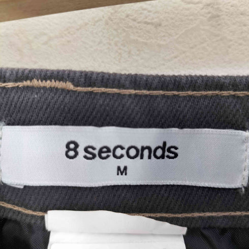 エイトセカンズ 8 seconds コットンステッチ ロングスカート レディース M