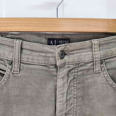 アルマーニジーンズ ARMANI JEANS COMFORT FIT コーデュロイ スリムストレートパンツ メンズ 29