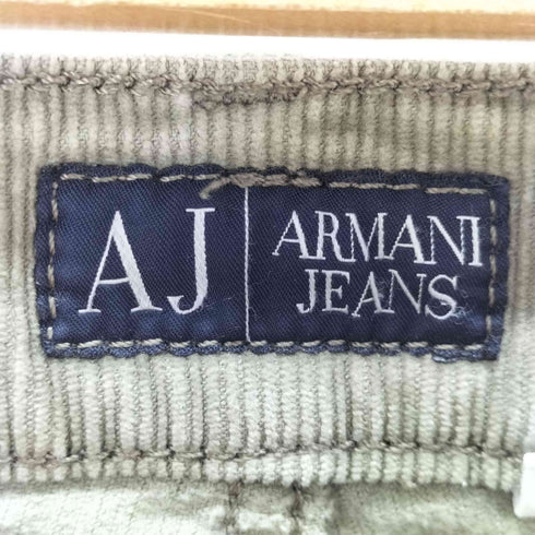 アルマーニジーンズ ARMANI JEANS COMFORT FIT コーデュロイ スリムストレートパンツ メンズ 29