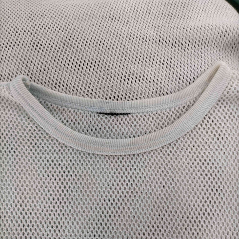 縦長ポケット メッシュ Tシャツ メンズ