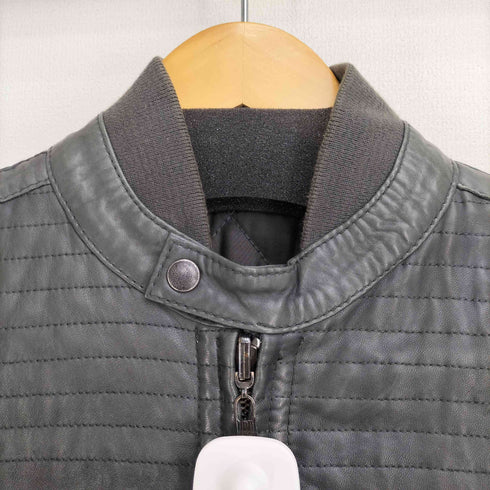 ディーゼル DIESEL ラムレザーキルティングジャケット レディース import:XS