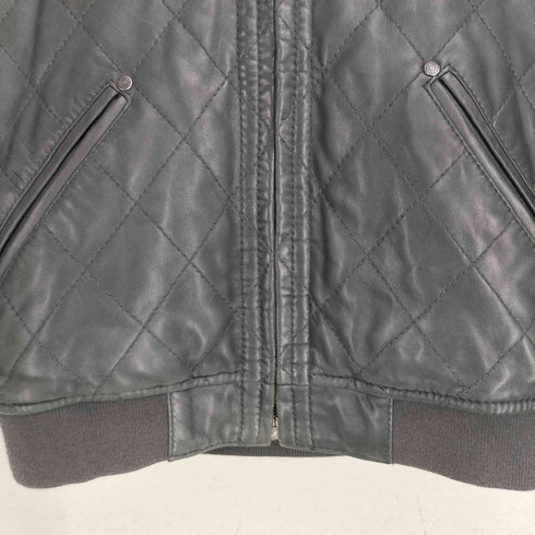 ディーゼル DIESEL ラムレザーキルティングジャケット レディース import:XS