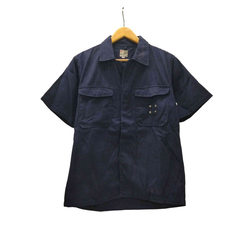 Taisei Products JAPAN VINTAGE STANDARD-VACUUM バックプリント 開襟オープンカラー S/S ワーク シャツ メンズ