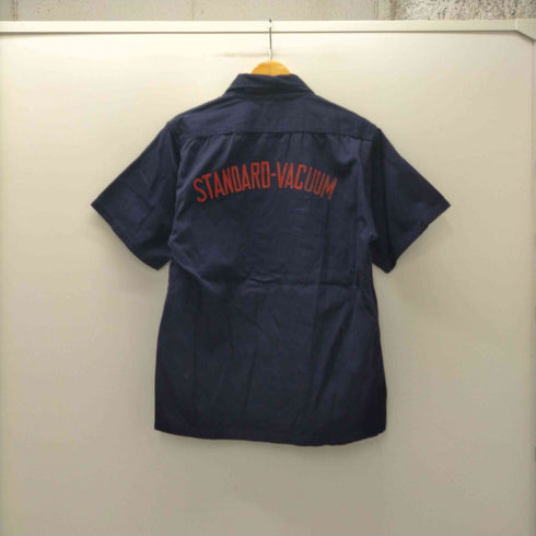 Taisei Products JAPAN VINTAGE STANDARD-VACUUM バックプリント 開襟オープンカラー S/S ワーク シャツ メンズ