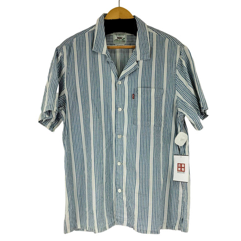 リーバイス Levis 90S ストライプ S/S 開襟シャツ メンズ JPN:M