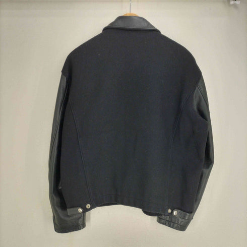 ルーツ Roots 90S CUSTOM MADE BY カナダ製 レザー切替 スタジャン メンズ