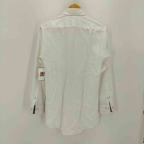 バーバリーブラックレーベル BURBERRY BLACK LABEL シャドーストライプ レギュラーカラー L/S シャツ メンズ UK:38