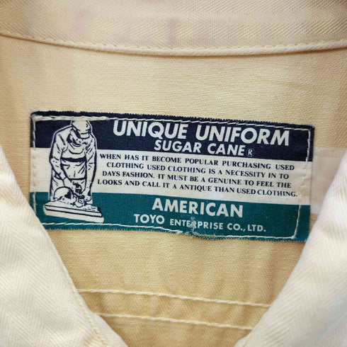 シュガーケーン SUGAR CANE UNIQUE UNIFORM L/S ワークシャツ メンズ