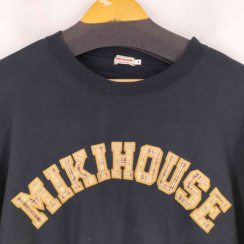 ミキハウス miki HOUSE ロゴアップリケ スウェット メンズ JPN:L