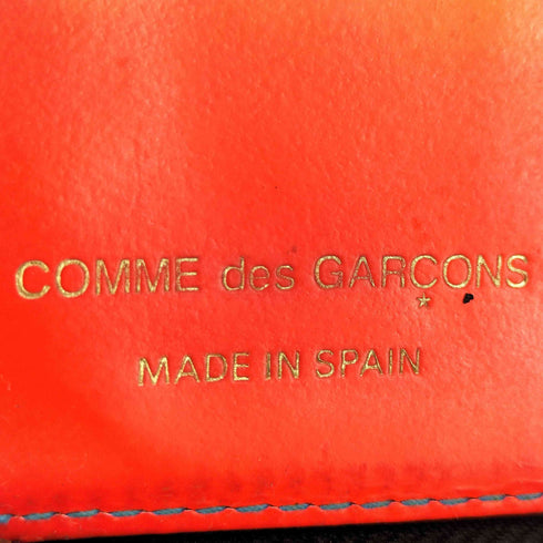 ウォレットコムデギャルソン Wallet COMME des GARCONS SUPER FLUO スーパーフロー ラウンドファスナー 財布 メンズ