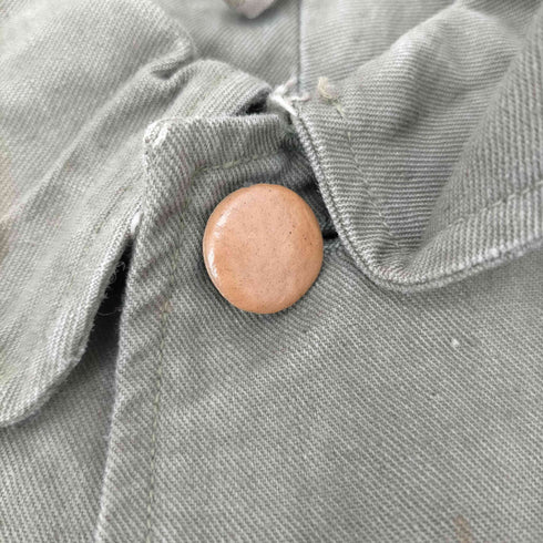 40S JAPAN VINTAGE 日本軍 ウッドボタン 巻きポケ ミリタリー ジャケット メンズ