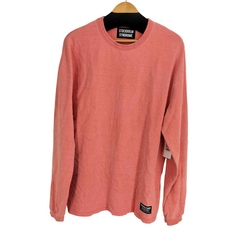 stockholm syndrome バックプリント L/S Tシャツ メンズ