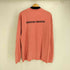 stockholm syndrome バックプリント L/S Tシャツ メンズ