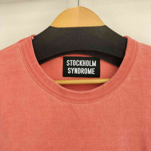 stockholm syndrome バックプリント L/S Tシャツ メンズ