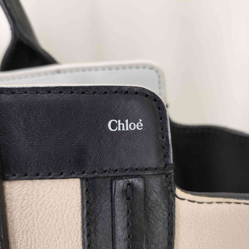 クロエ Chloe アリソン バイカラー レザートートバッグ レディース