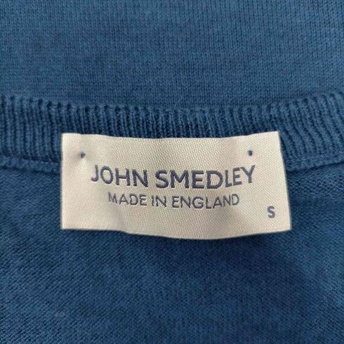ジョンスメドレー JOHN SMEDLEY MADE IN ENGLAND 英国製 SEA ISLAND COTTON S/S ヘンリーネック コットン ニット Tシャツ メンズ import:S