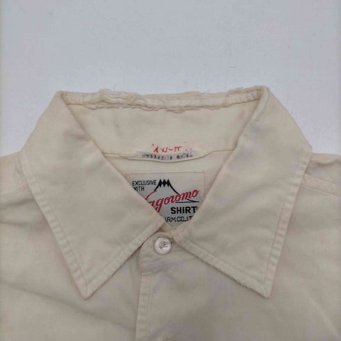 Hagoromo SHIRT 羽衣シャツ L/S ドレス シャツ JAPAN VINTAGE マチつき メンズ