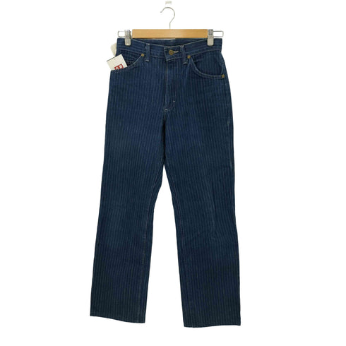 リー Lee 80-90s USA製 ジップアップ ストライプ ストレートデニムパンツ メンズ 28×36