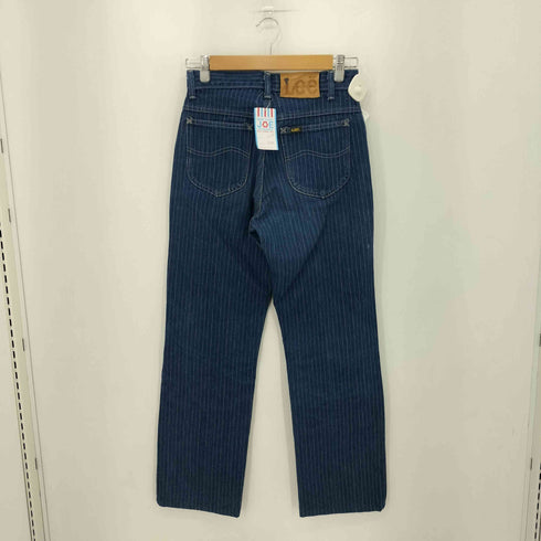 リー Lee 80-90s USA製 ジップアップ ストライプ ストレートデニムパンツ メンズ 28×36