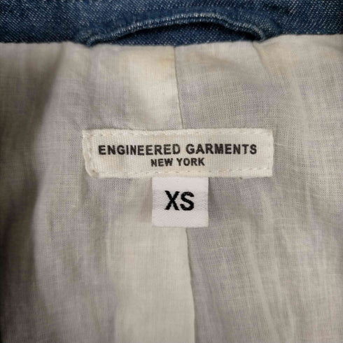 エンジニアードガーメンツ Engineered Garments USA製 綿麻生地 コットン リネン シャンブレー 3B テーラード ジャケット メンズ import:XS
