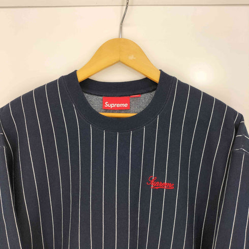 シュプリーム Supreme 24ss PINSTRIPE CREWNECK メンズ import:M
