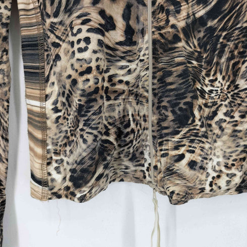 ELISA CAVALETTI レオパード トラックジャケット レディース