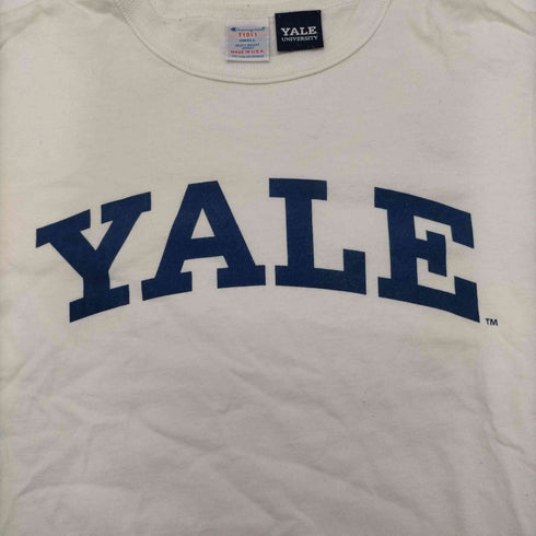 チャンピオン Champion T1011 USA製 YALE S/S クルーネック Tシャツ 袖目有り メンズ import:S