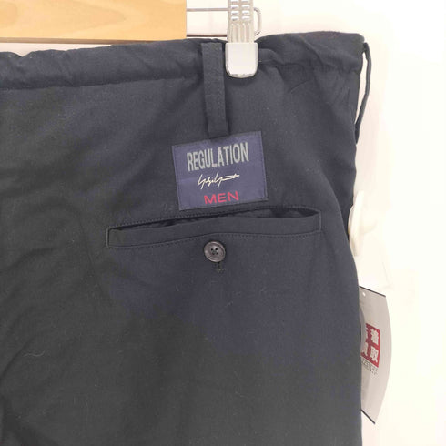 レギュレーションヨウジヤマモトメン REGULATION Yohji Yamamoto MEN CELLULOSE TWILL BASIC STRING PANTS メンズ JPN:1
