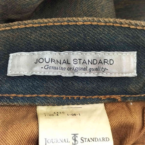 ジャーナルスタンダード JOURNAL STANDARD ジップフライ ワイドデニムパンツ メンズ JPN:S