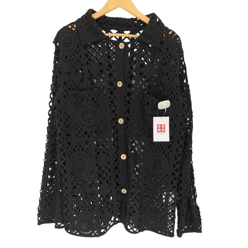 THE YON トーション レース ルーズ フィット シャツ レディース F
