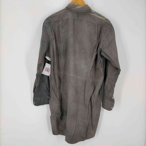 JAPAN VINTAGE ZT イニシャル マチつき 染め L/S シャツ メンズ